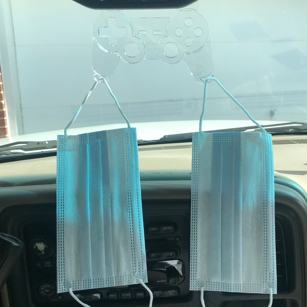 Clear Acrylic Face Mask Holder - Picture 6 of 8